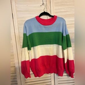 NWOT SHEIN Color block Sweater